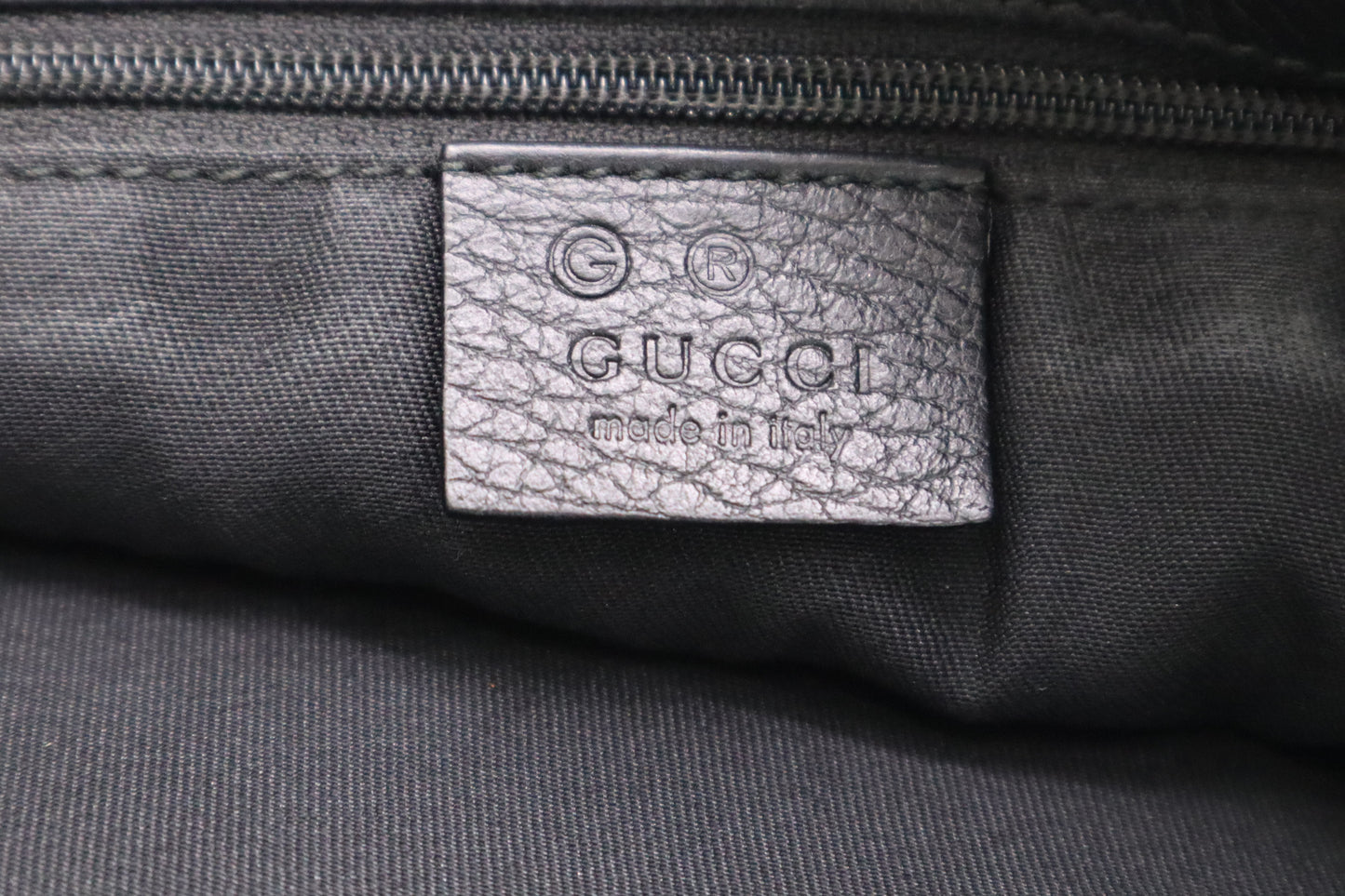 Gucci Large Tote in Black GG Canvas