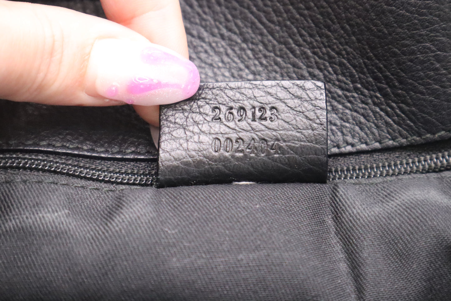 Gucci Large Tote in Black GG Canvas