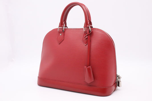 Louis Vuitton Alma PM in Red Epi Leather