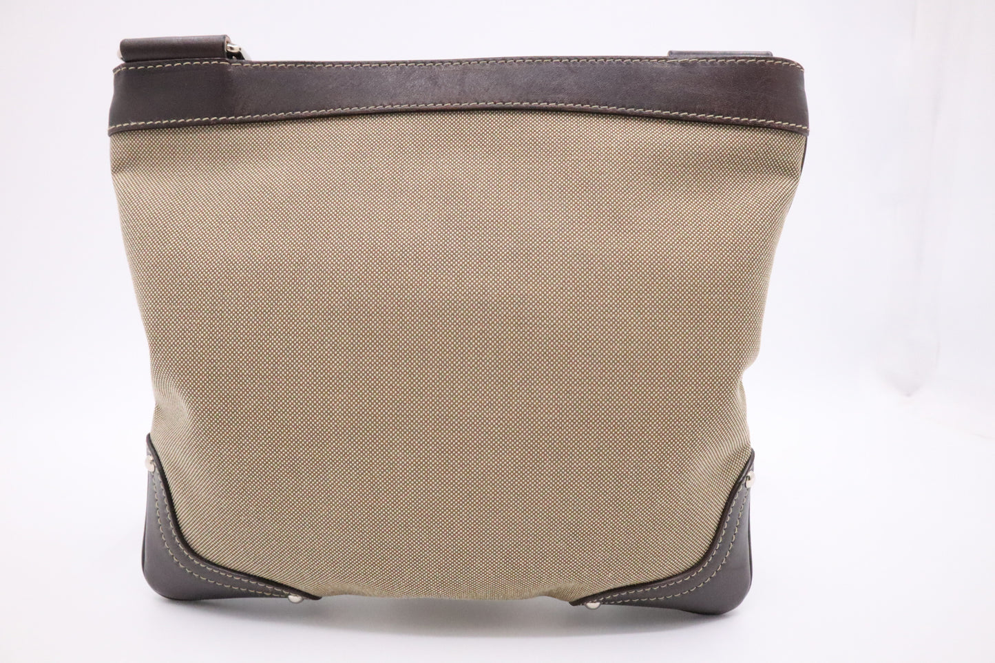 Prada Crossbody Bag in Light Brown Canvas