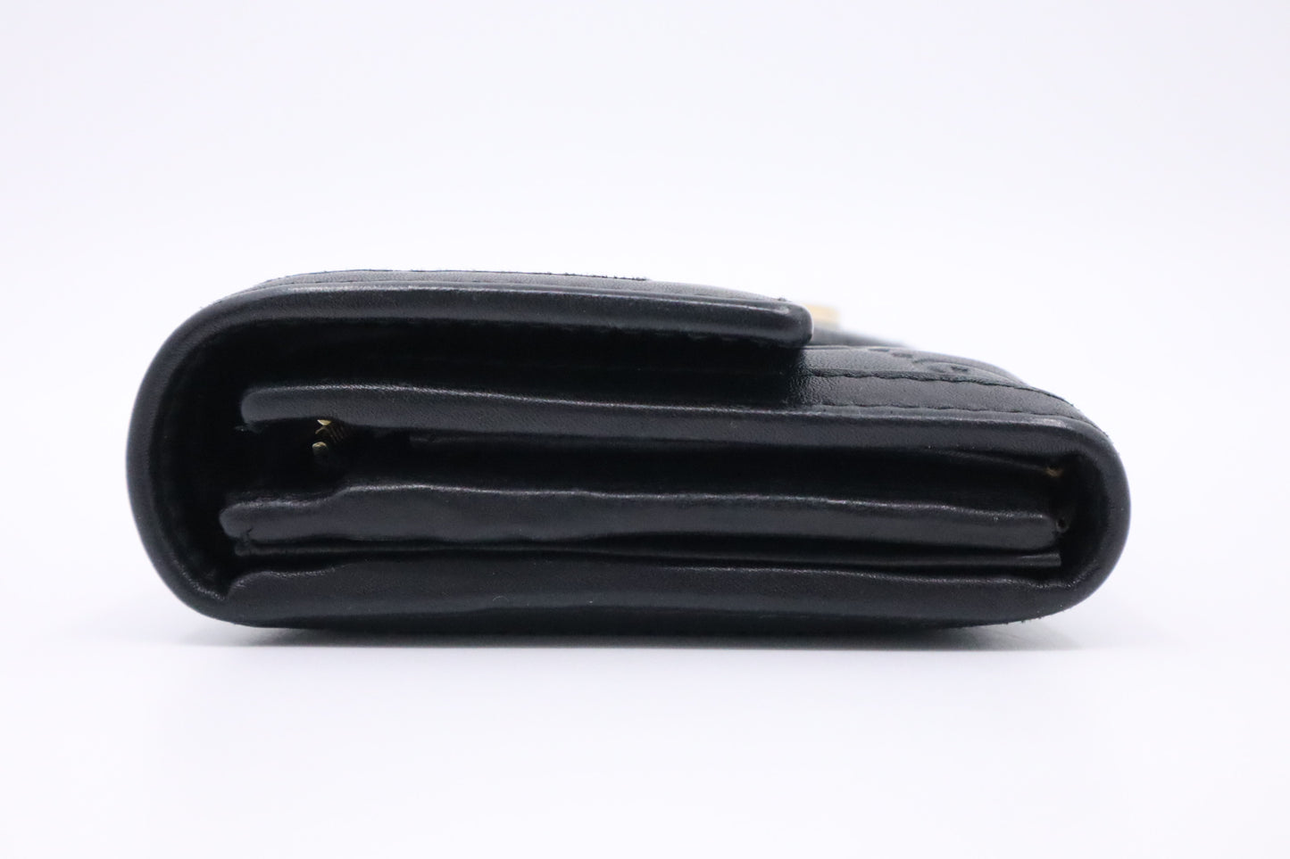 Gucci Continental Wallet in Black Guccissima Leather