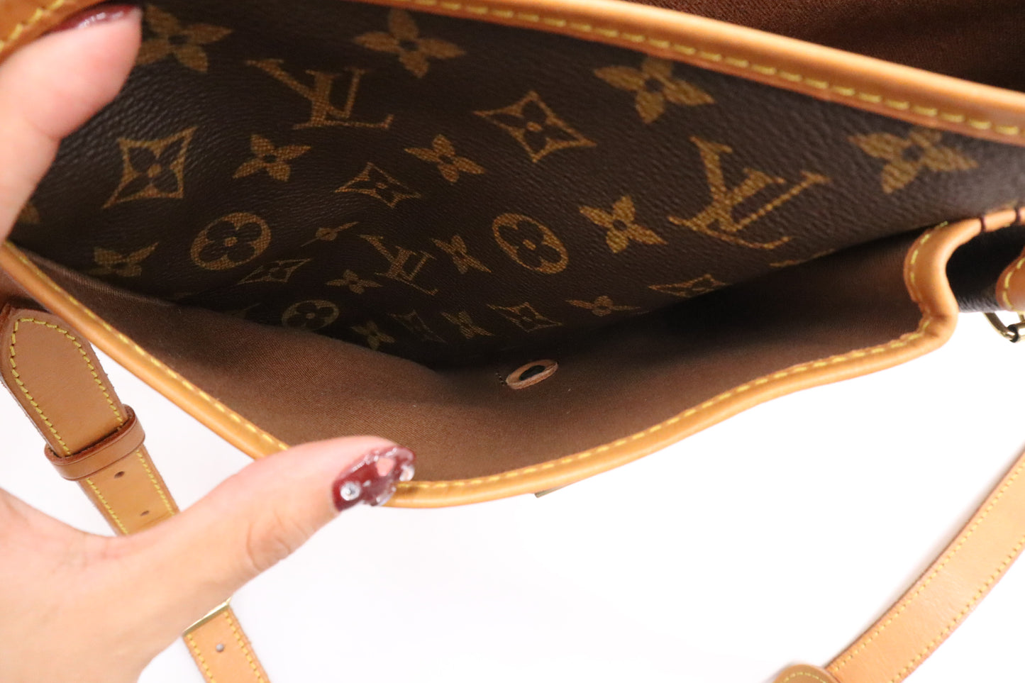 Louis Vuitton Gibeciere GM in Monogram Canvas