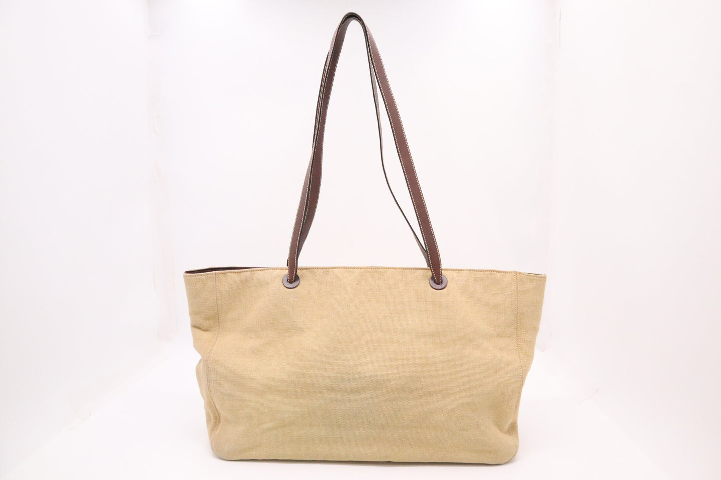 Chanel Tote in Beige Canvas