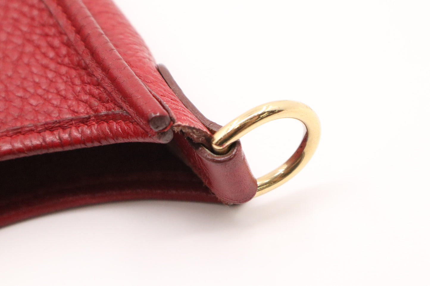 Hermes Evelyne GM in Red Leather