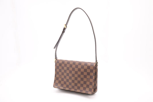 Louis Vuitton Musette Tango Short in Damier Ebene Canvas