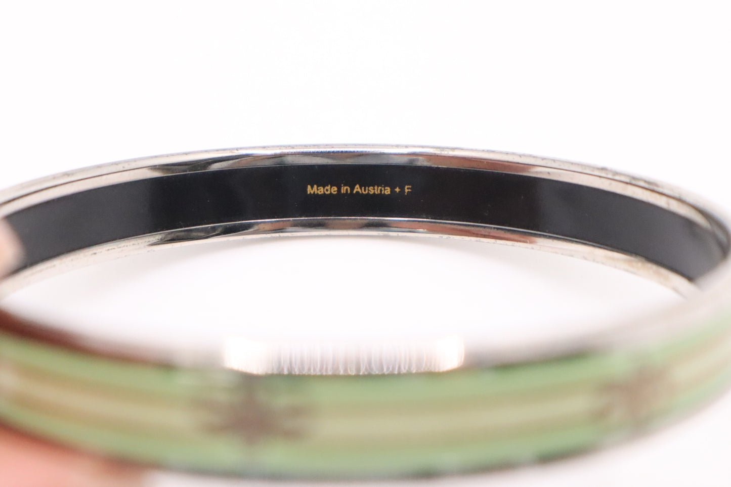 Hermes Enamel Printed Rope Bangle