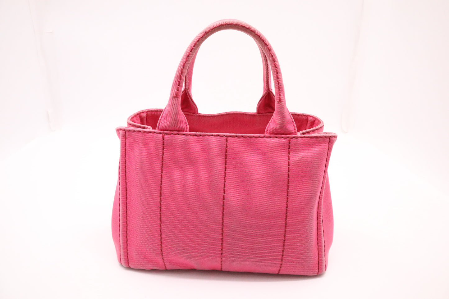 Prada Canapa in Pink Canvas