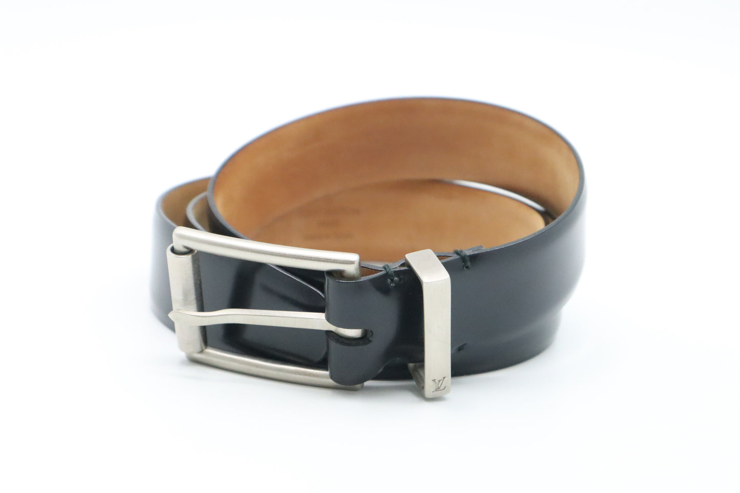 Louis Vuitton Belt in Black Leather