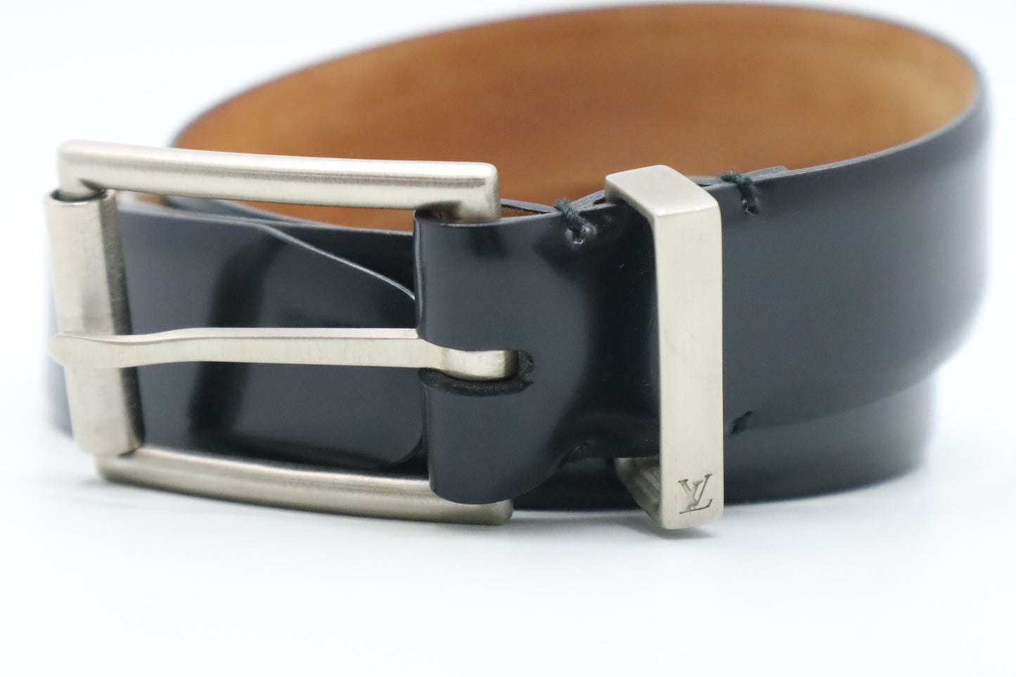 Louis Vuitton Belt in Black Leather