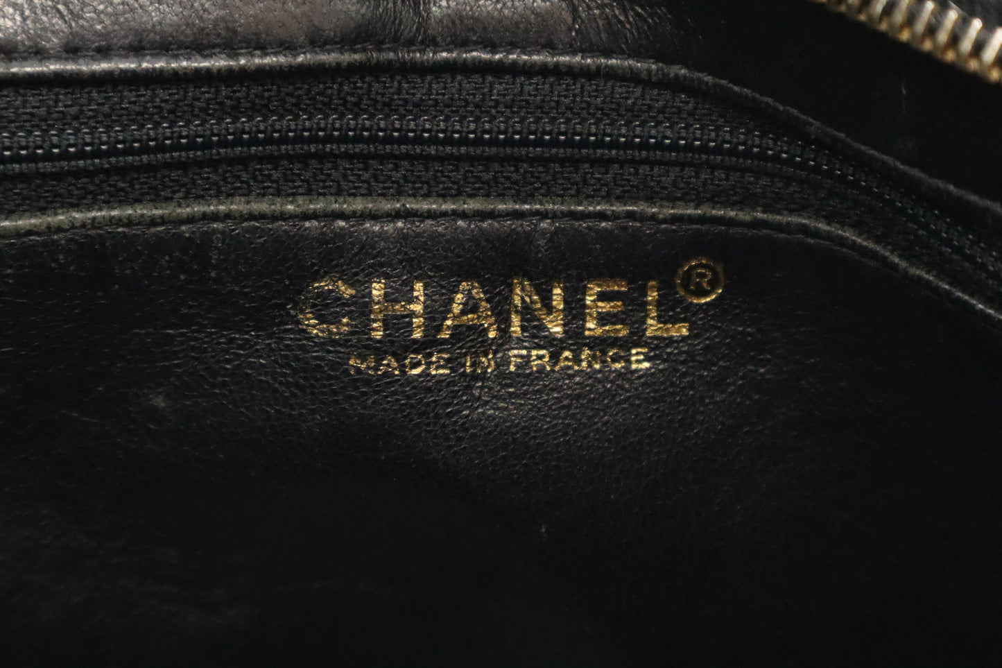 Chanel Medaillon Tote in Black Caviar Leather