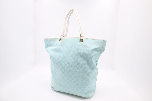 Gucci Tote in Blue GG Canvas