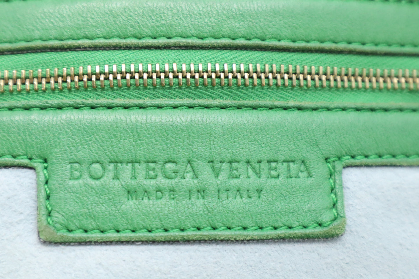 Bottega Veneta Nappa Belly Hobo Bag in Green Intrecciato Leather