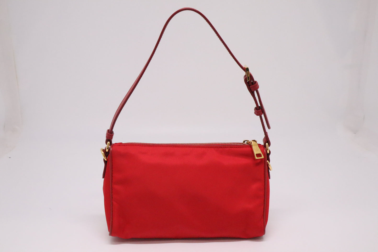 Prada Shoulder Bag in Red Nylon