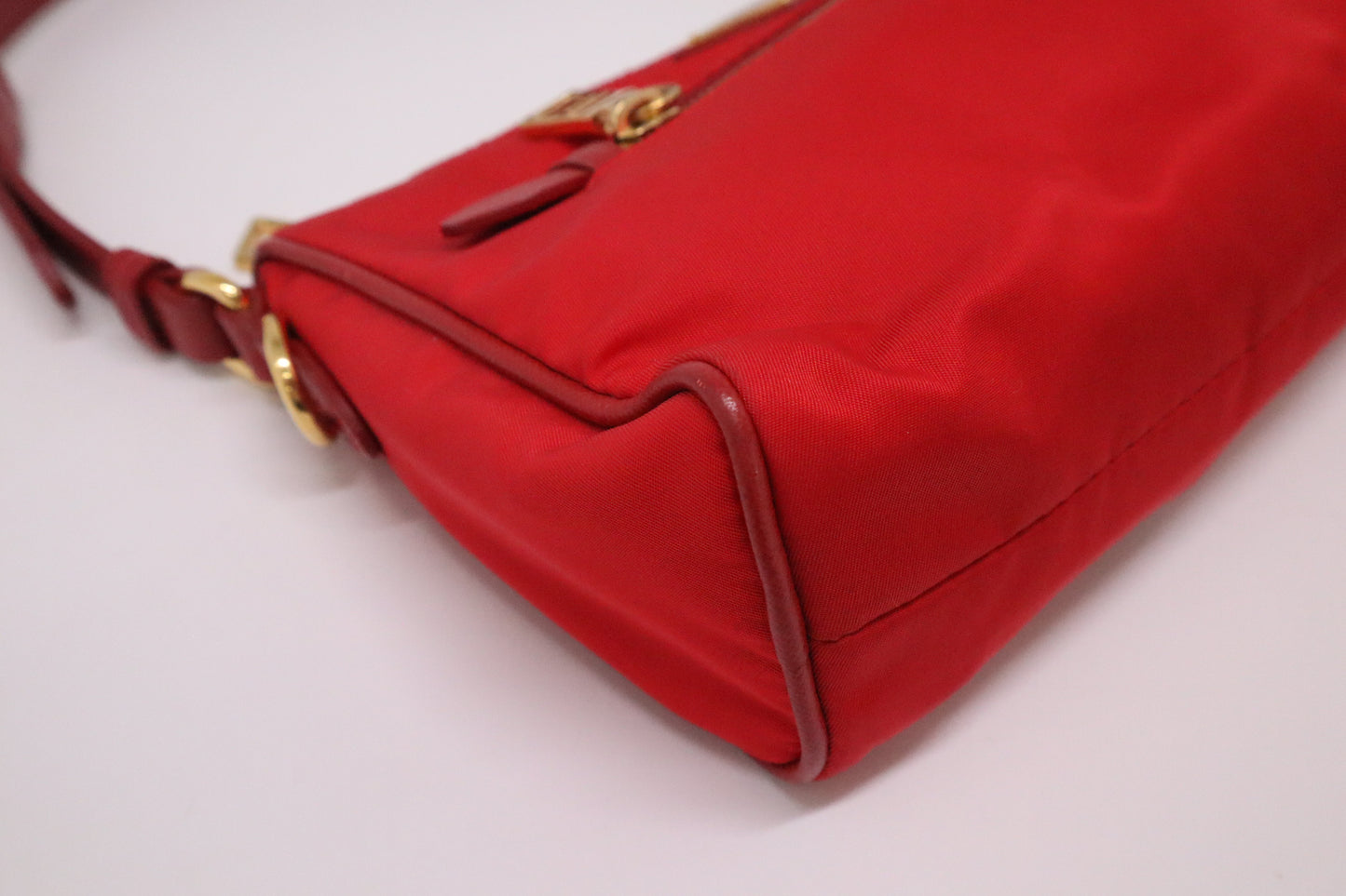 Prada Shoulder Bag in Red Nylon