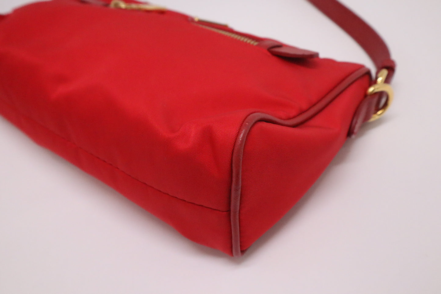 Prada Shoulder Bag in Red Nylon