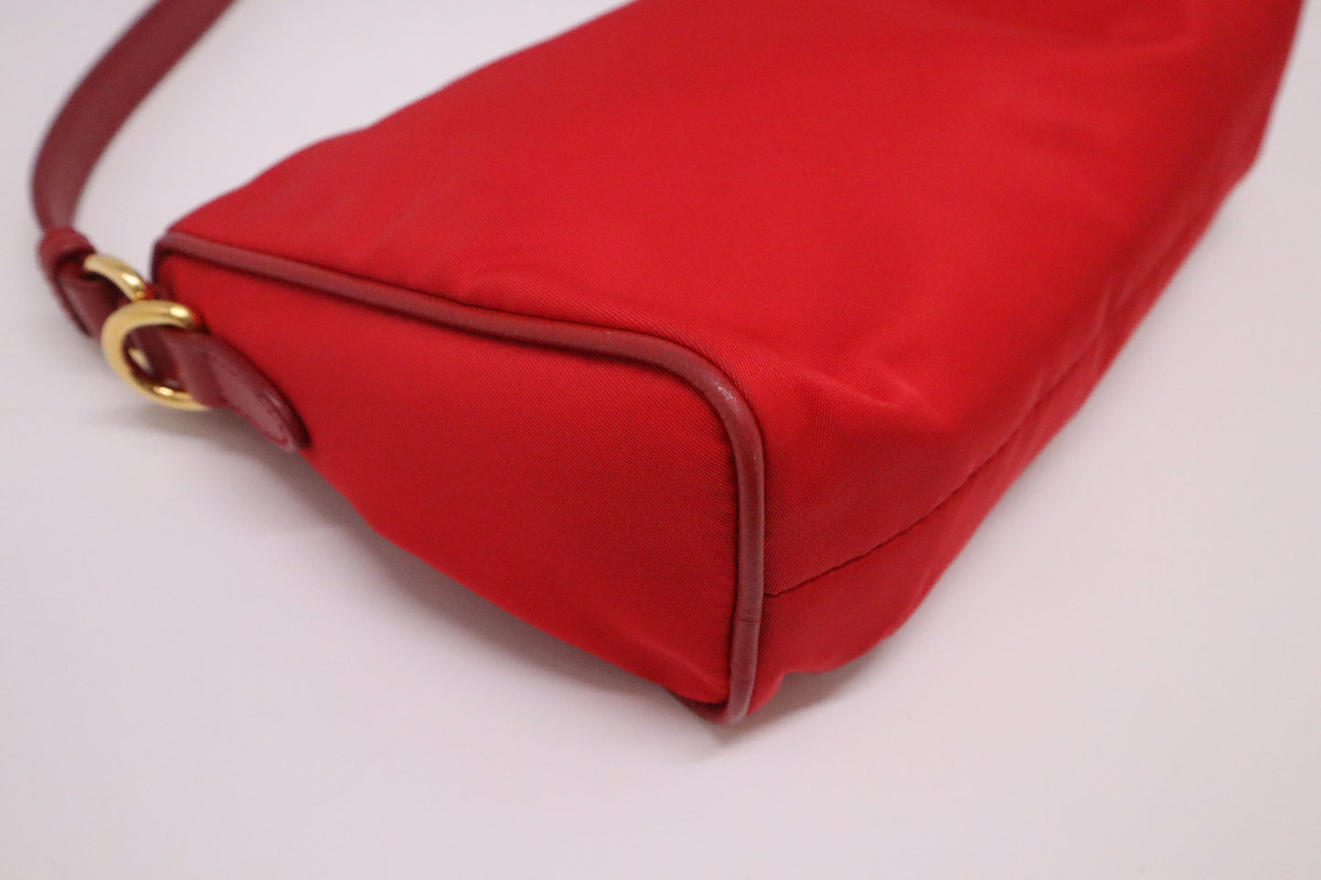 Prada Shoulder Bag in Red Nylon