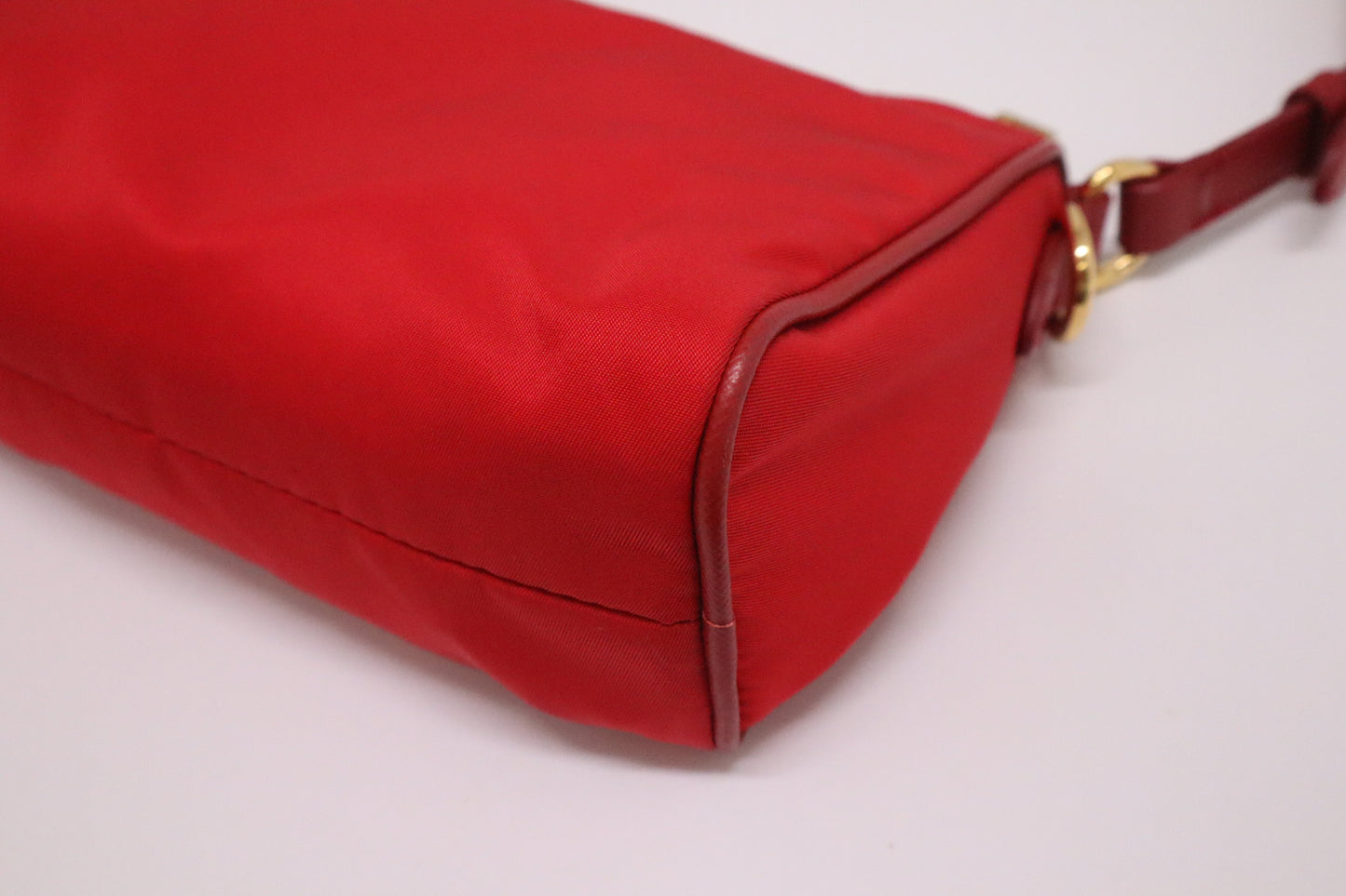 Prada Shoulder Bag in Red Nylon