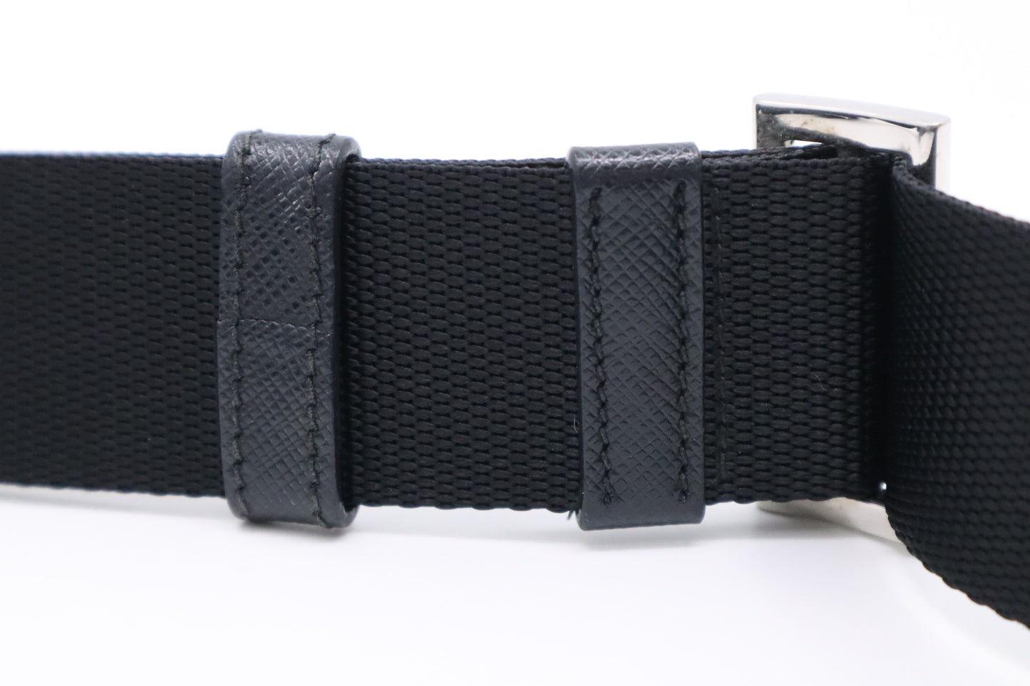 Prada Crossobdy in Black Nylon Canvas