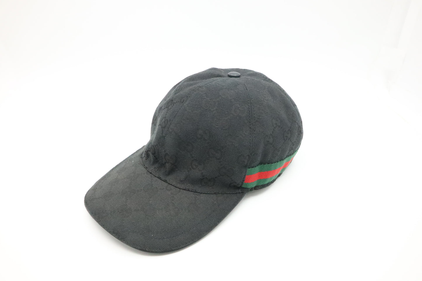 Gucci Cap in Black GG Canvas