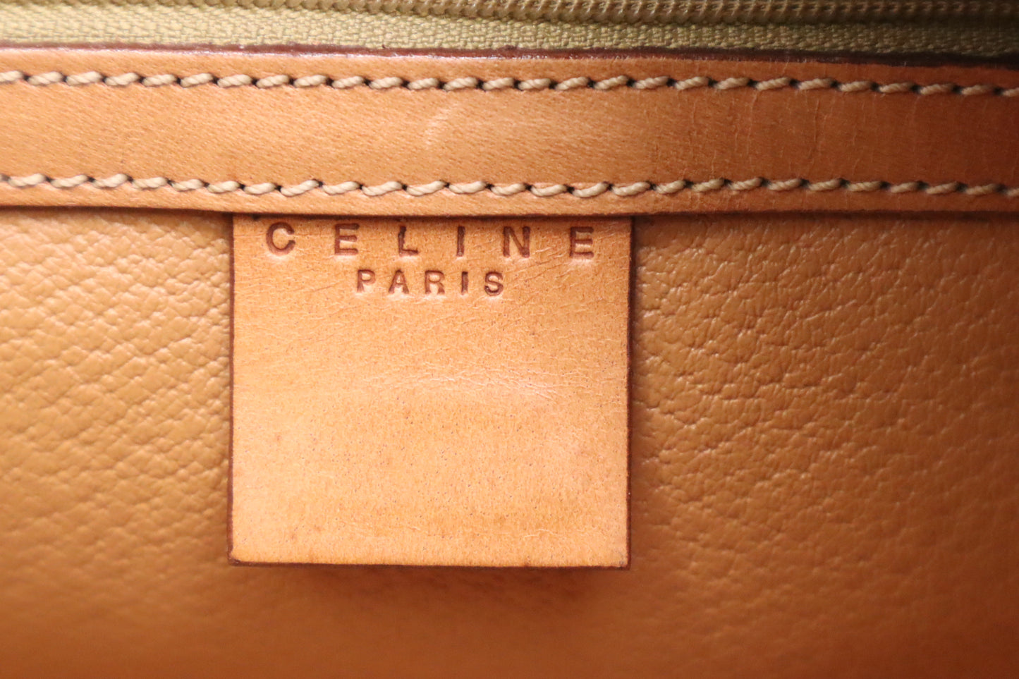 Celine Hand Bag in Macadam Canvas