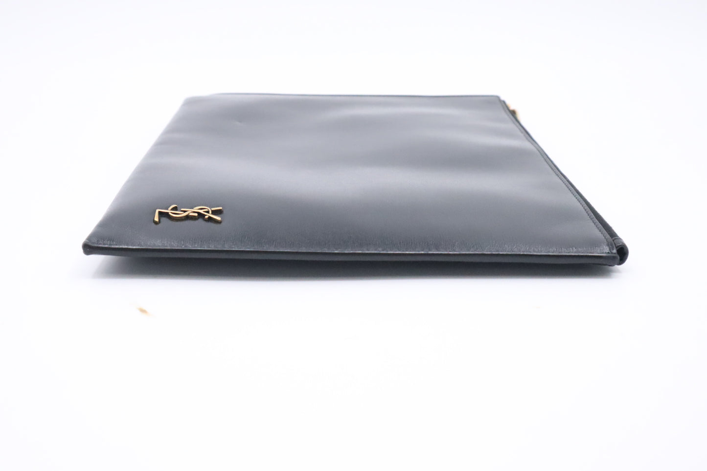 YSL Saint Laurent Clutch in Black Leather