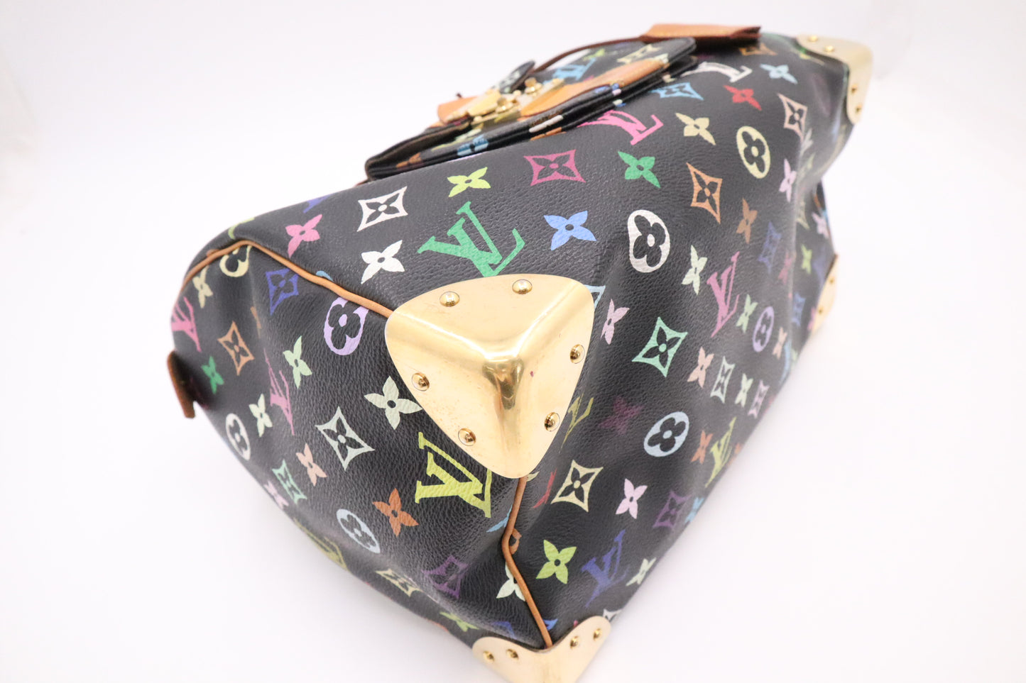 Louis Vuitton Speedy 30 in Black Multicolor Canvas