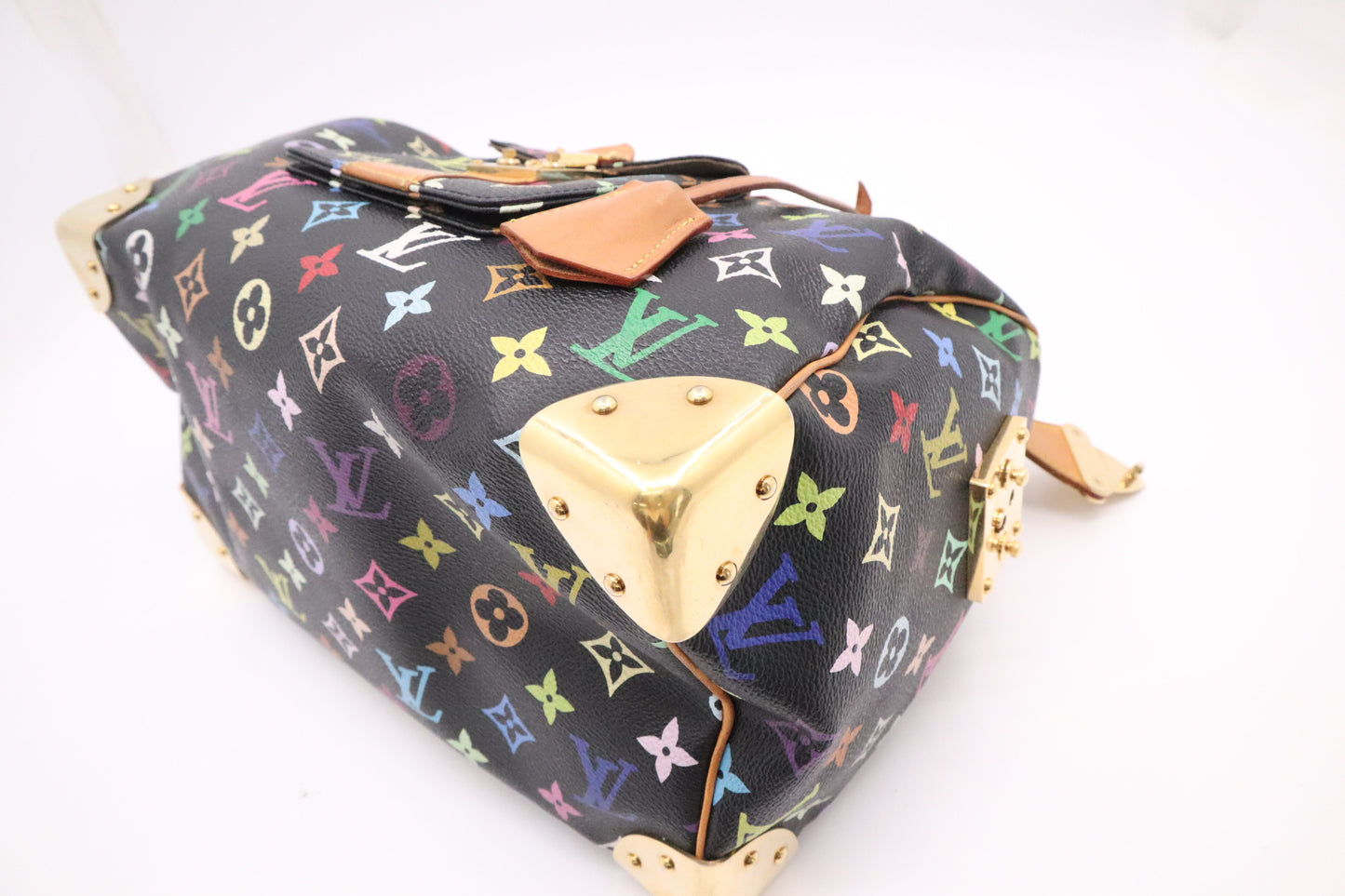 Louis Vuitton Speedy 30 in Black Multicolor Monogram Canvas