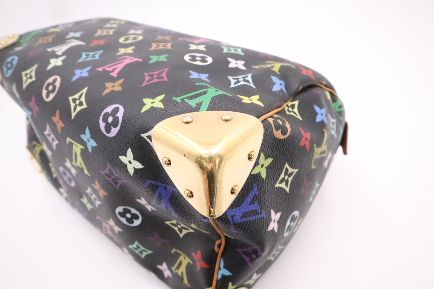 Louis Vuitton Speedy 30 in Black Multicolor Canvas