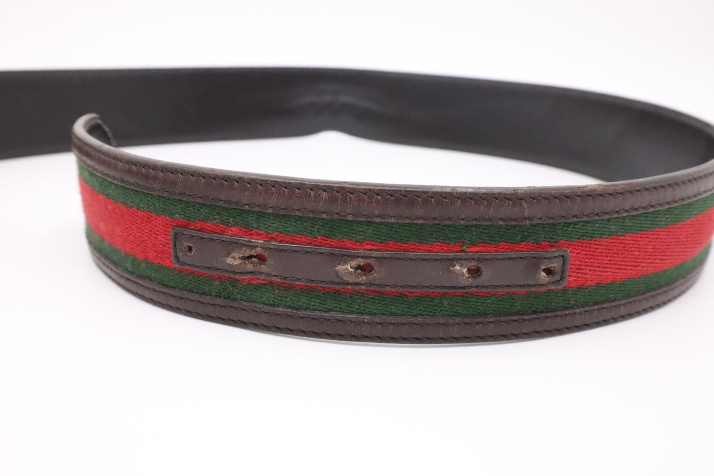 Gucci Sherry Line Belt in Brown Leather