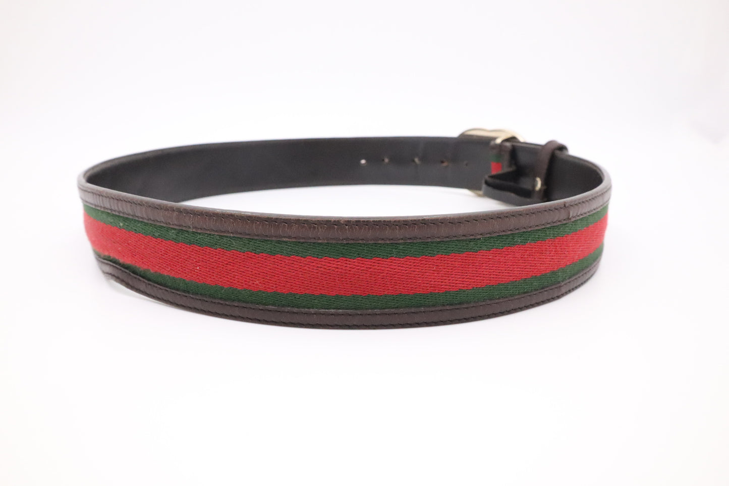 Gucci Sherry Line Belt in Brown Leather