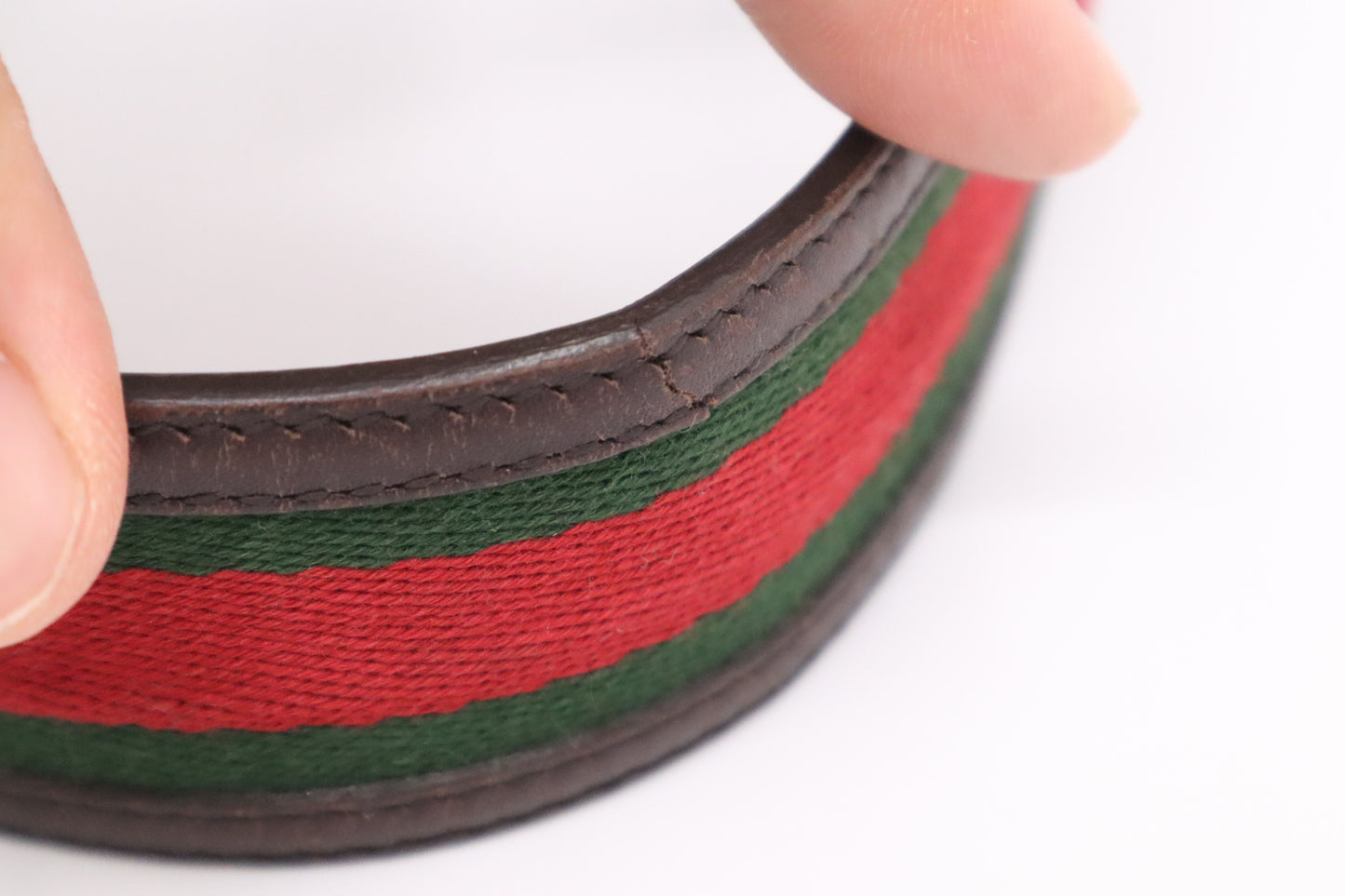 Gucci Sherry Line Belt in Brown Leather