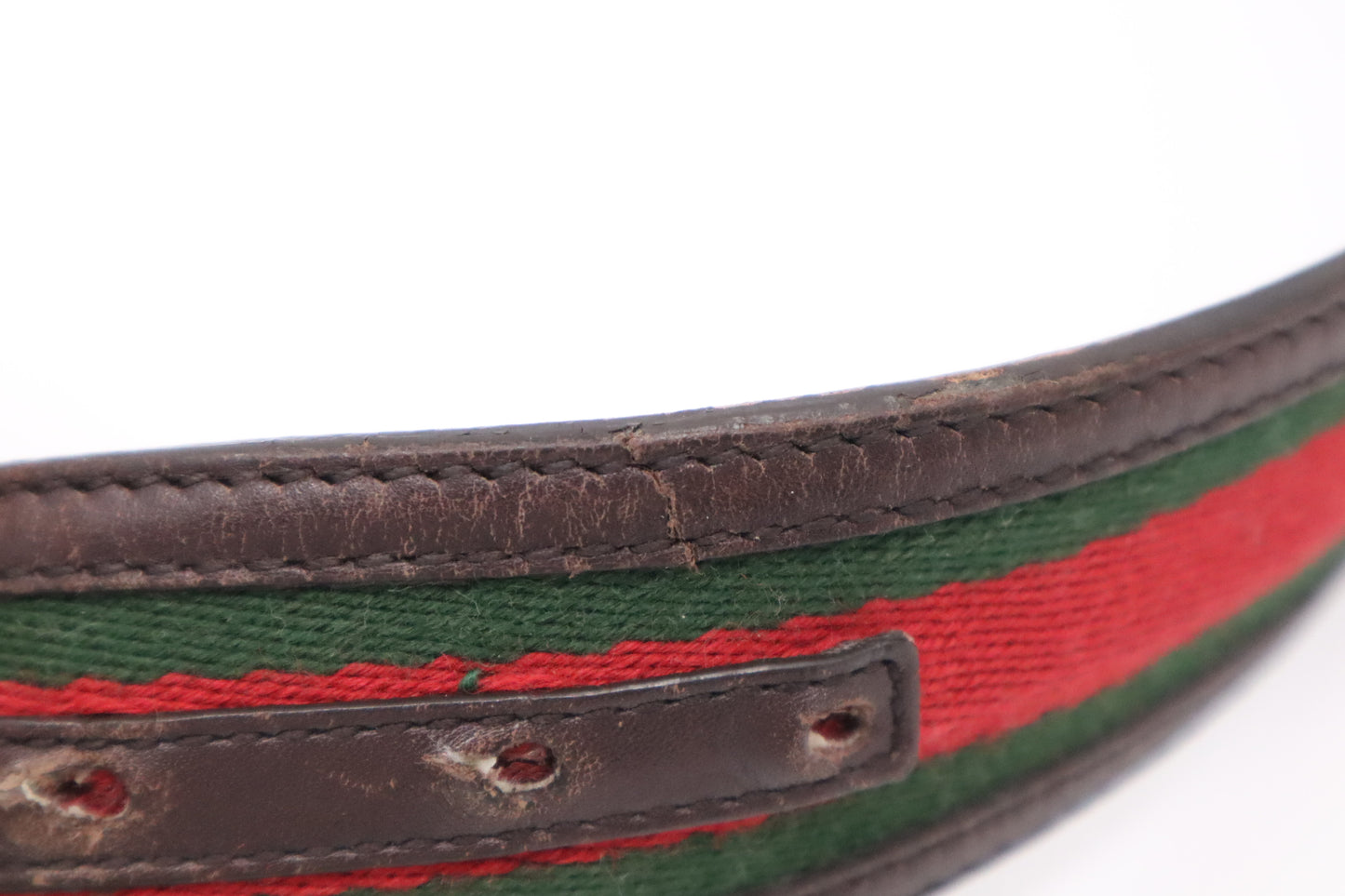 Gucci Sherry Line Belt in Brown Leather