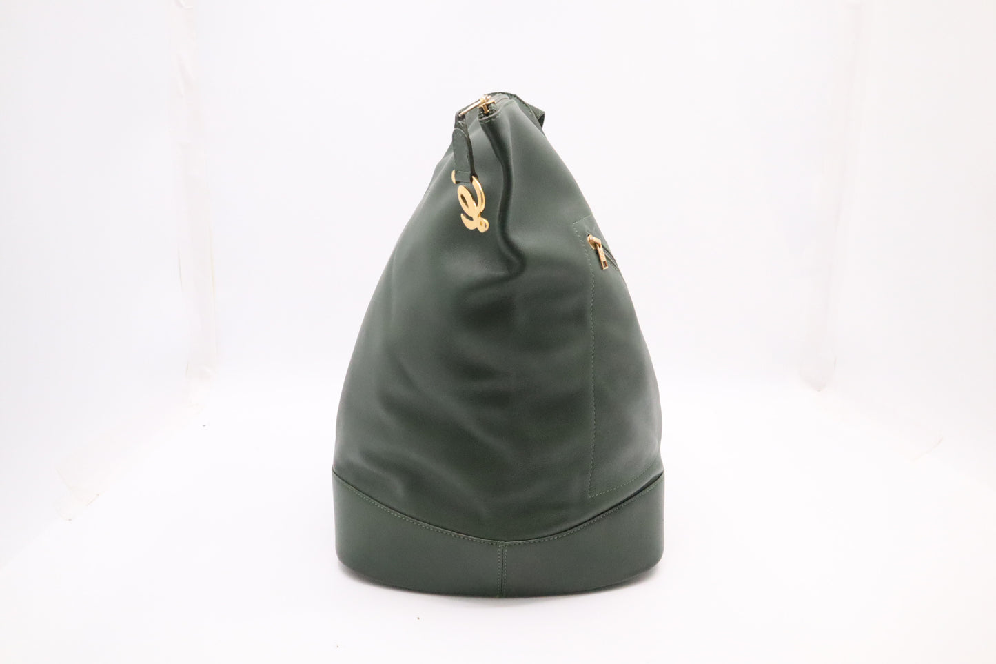 Loewe Anton Backpack in Green Leather