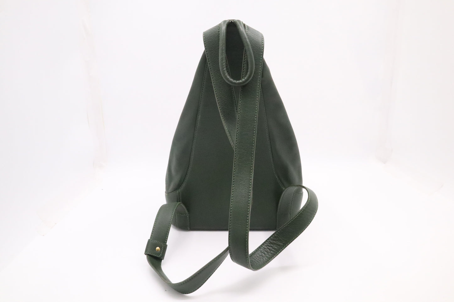 Loewe Anton Backpack in Green Leather