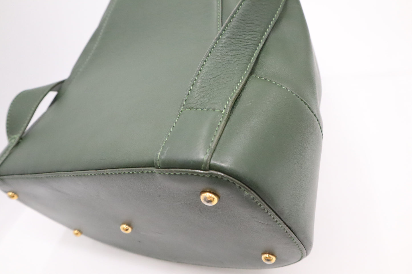 Loewe Anton Backpack in Green Leather