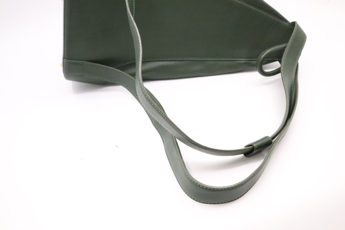 Loewe Anton Backpack in Green Leather