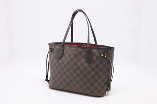 Louis Vuitton Neverfull PM in Damier Ebene Canvas