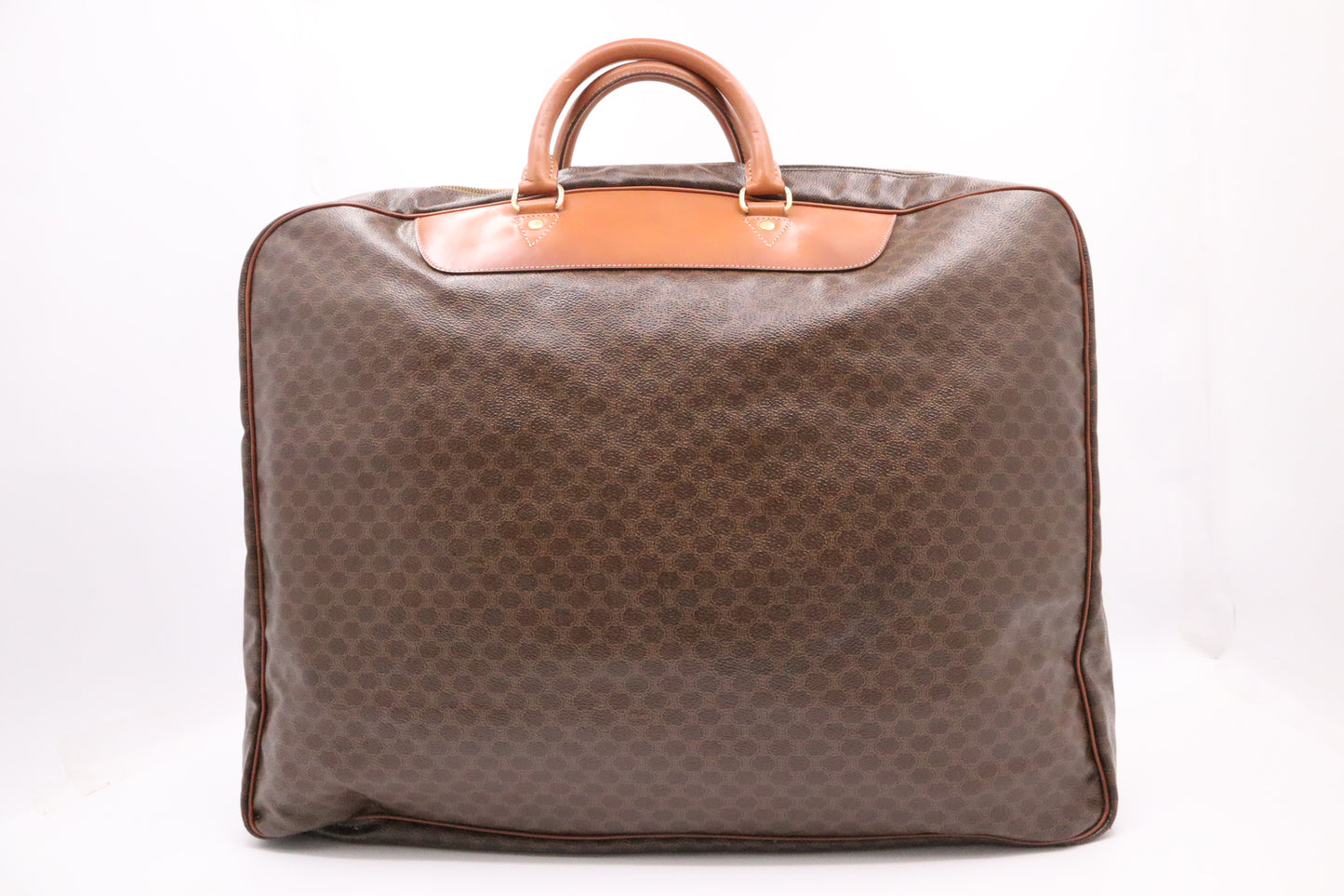 Celine Travel Bag in Brown Macadam Canvas