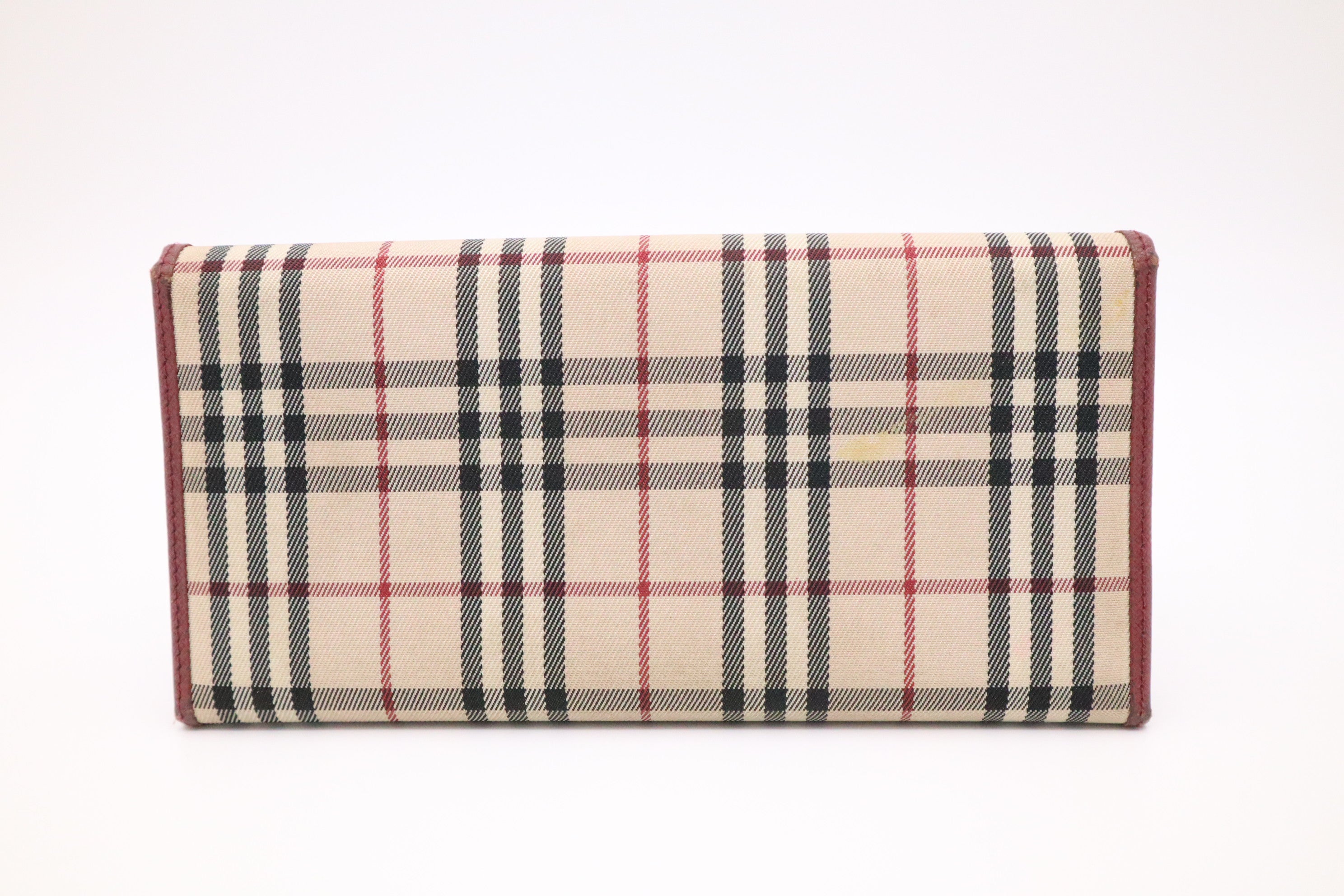 Burberry Nova top Check Canvas Wallet