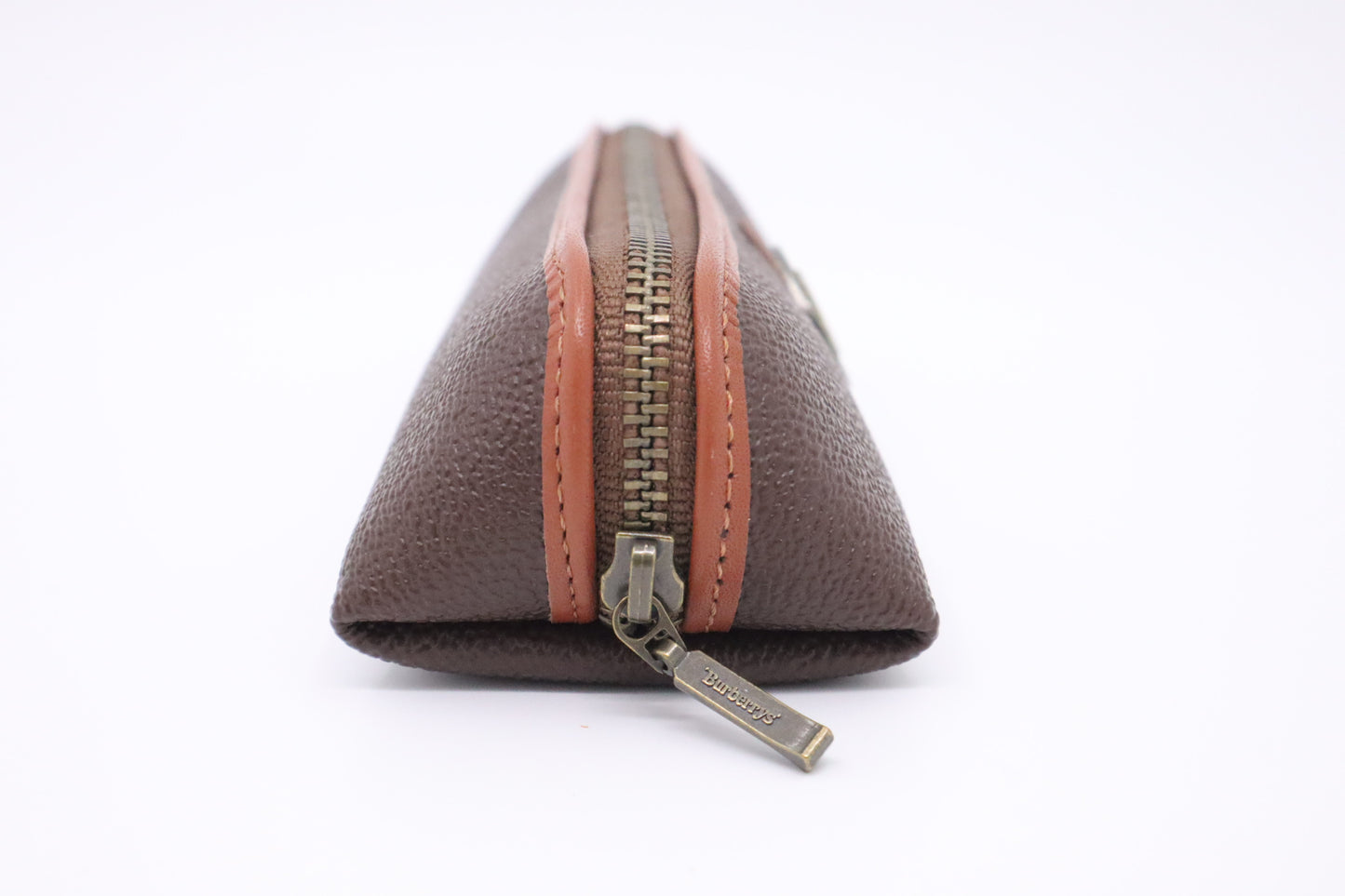 Burberry Pen Case in Brown Leather