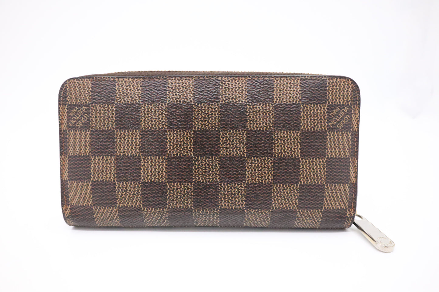 Louis Vuitton Long Zippy Wallet in Daimer Ebene