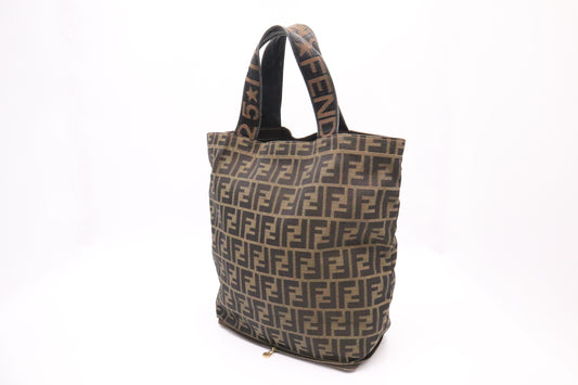 Fendi Folding Tote in Zucca Canvas