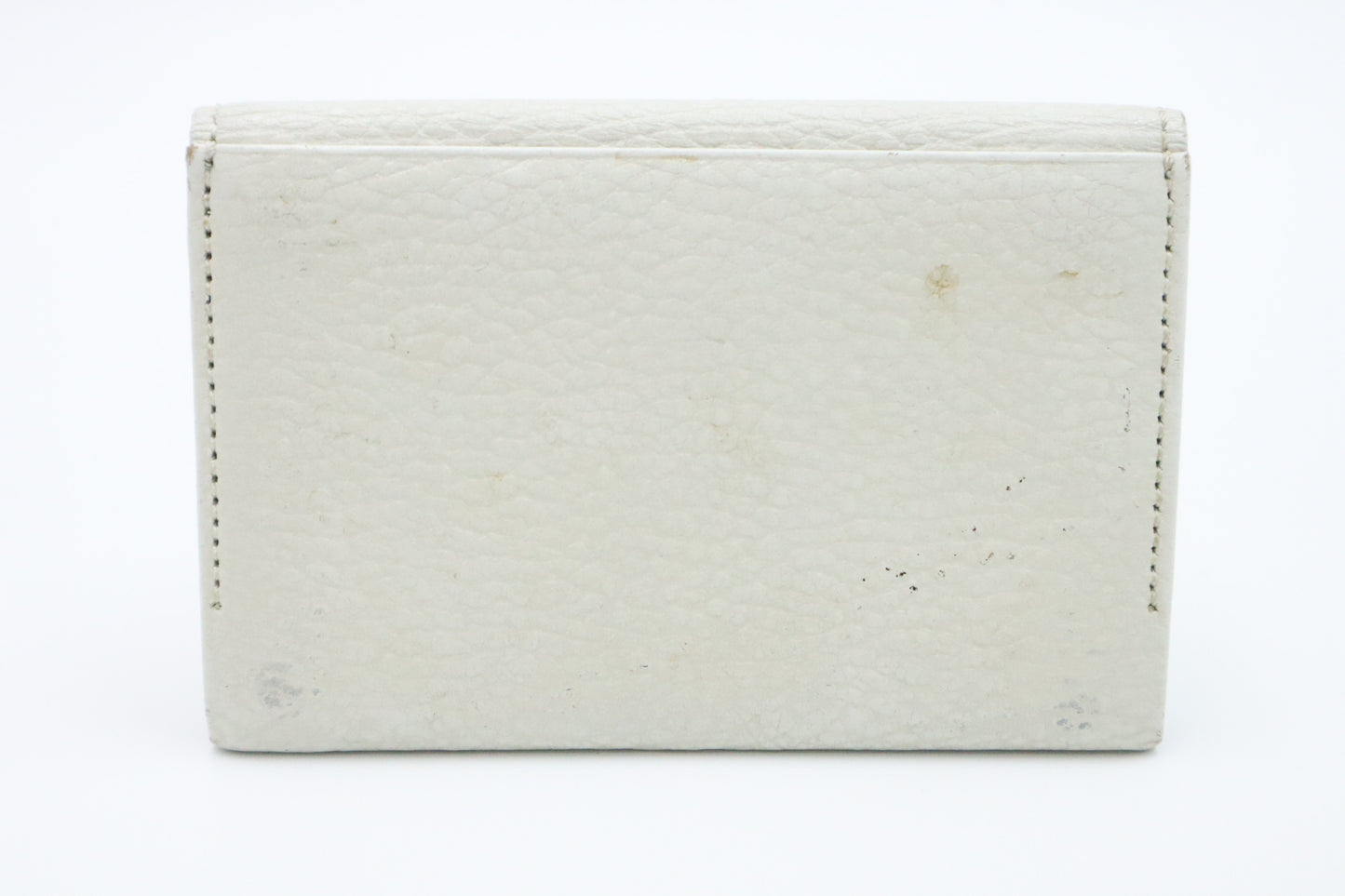 Burberry Card Case in Ivory Leather