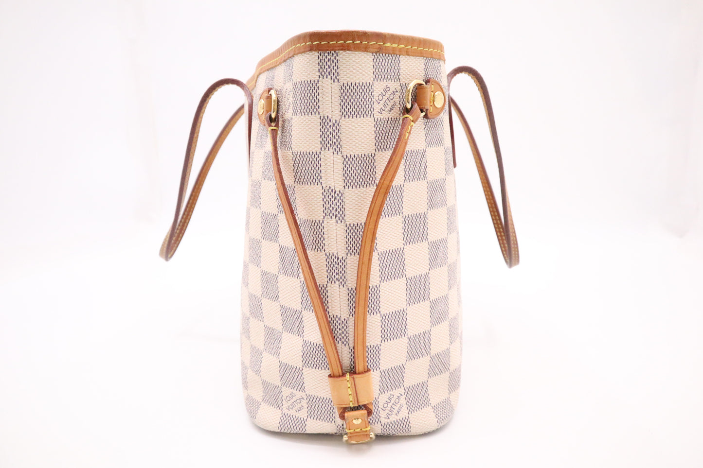 Louis Vuitton Neverfull PM in Damier Azur Canvas