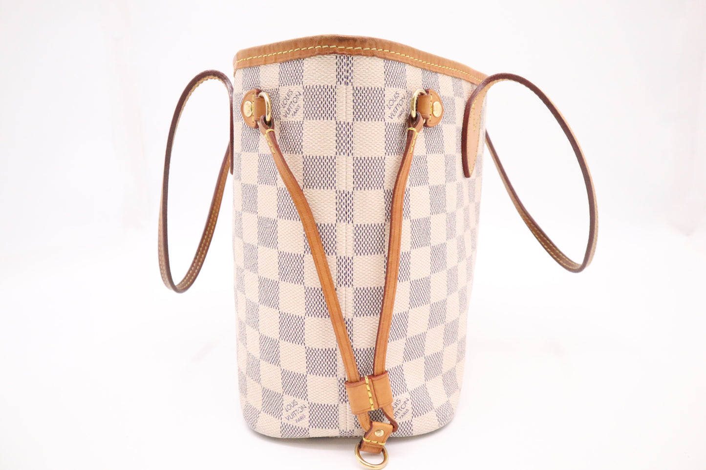 Louis Vuitton Neverfull PM in Damier Azur Canvas