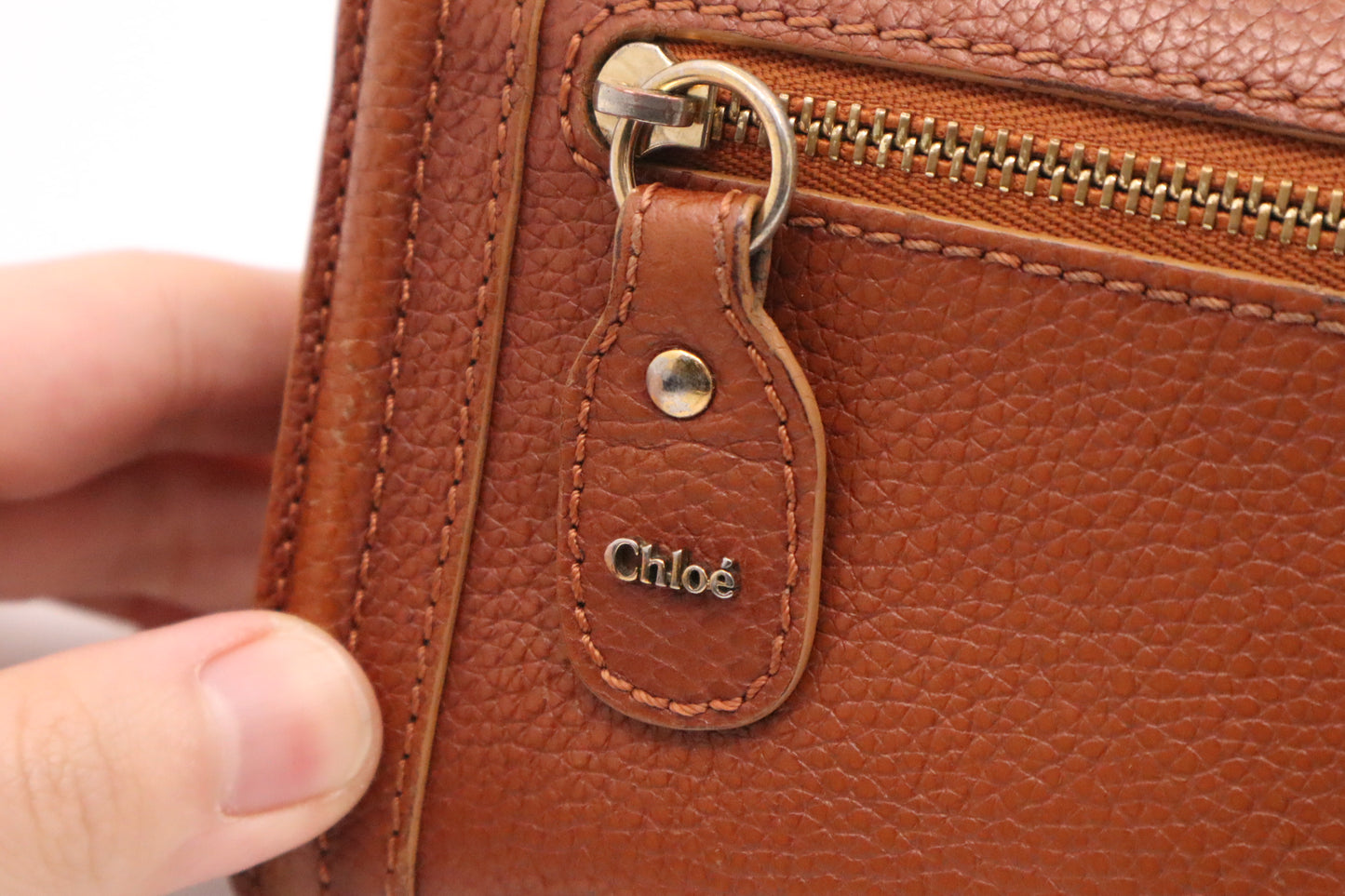 Chloé Wallet in Brown Leather