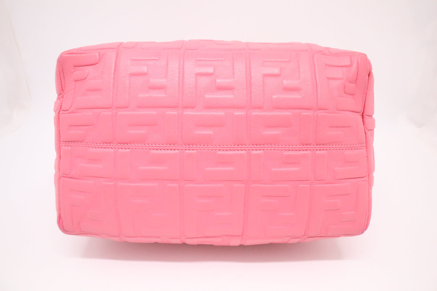 Fendi Boston Bag in Pink Leather