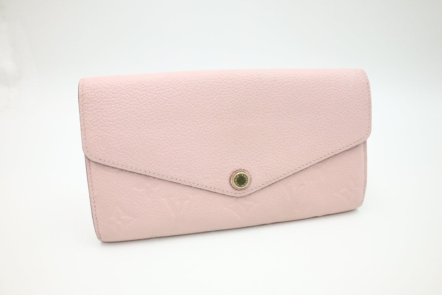 Louis Vuitton Sarah Wallet in Pink Empreinte Leather