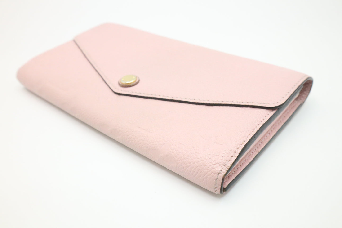 Louis Vuitton Sarah Wallet in Pink Empreinte Leather