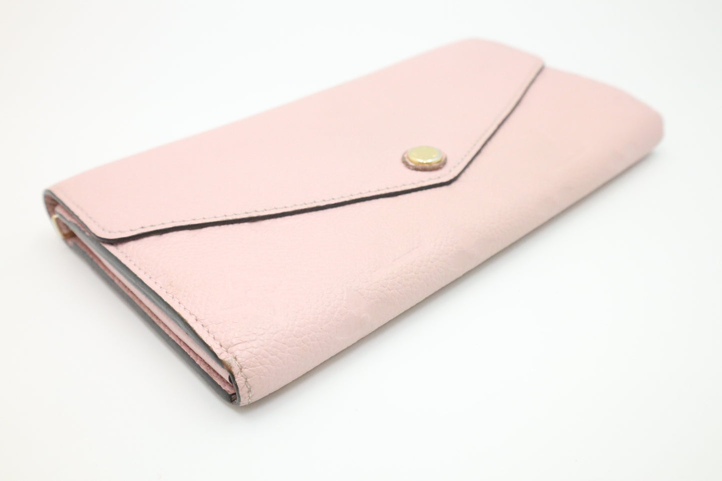 Louis Vuitton Sarah Wallet in Pink Empreinte Leather